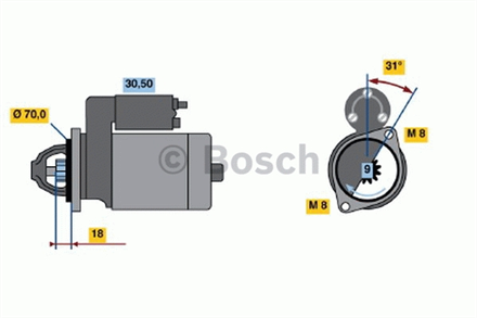 BOSCH bosch mars motoru 0001106014