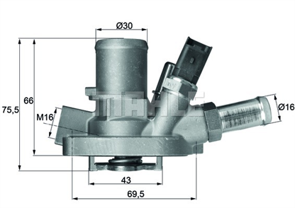 MAHLE mahle termostat 80 cmito 14 08 ti 147 80