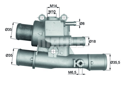 MAHLE mahle termostat 88c albea palio marea bravo 96 16 ti 124 88