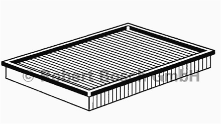 BOSCH bosch hava filtresi fiesta v 13 14 16 16v 01 fusion 14 16 02 mazda 2 14 03 0986tf0090 1457433593
