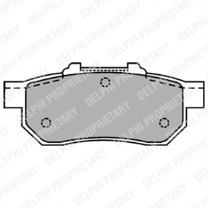 DELPHI delphi fren balatasi arka 888mm civic v vi crx iii 91 01 lp1456