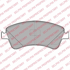 DELPHI delphi fren balatasi on audi a8 42 quattro s6 toyota auris avensis 0307 lp2104