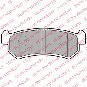 DELPHI delphi fren balatasi arka 104mm nubira lacetti 03 lp1910