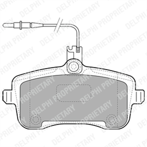 DELPHI delphi fren balatasi on 131mm 407 16 hdi 20 hdi 04 lp1890