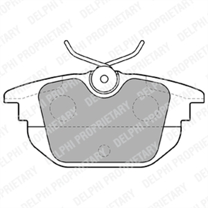 DELPHI delphi fren balatasi arka 87mm alfa 145 96 lp1472