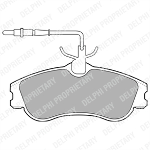 DELPHI delphi fren balatasi on 129mm partner 03 lp1607