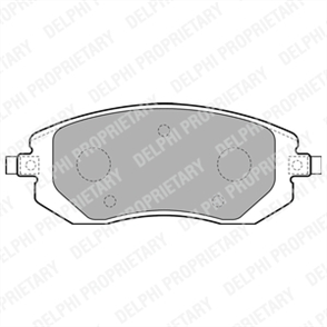 DELPHI delphi fren balatasi on 137mm forester impreza 00 lp1718