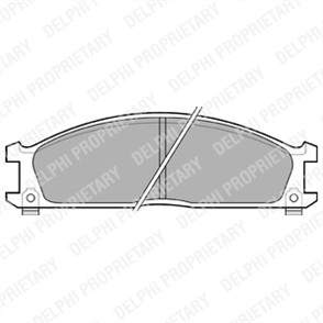 DELPHI delphi fren balatasi on 161mm pick up king 25tdi 01 lp543