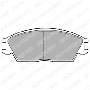 DELPHI fren balatasi on hyundai accent excel getz lantra pony x2 s coupe 0989 2