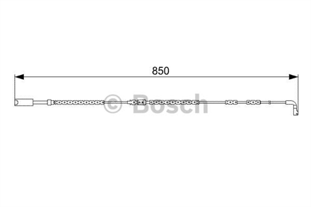 BOSCH bosch disk balata ikaz kablosu on 850 mm 1987473030 2