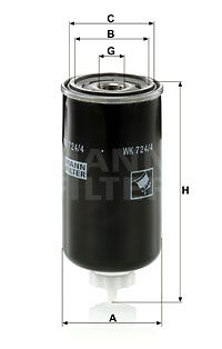 MANN-FILTER  yakit filtresi bmw x1 f48 x2 f39 wk5015z